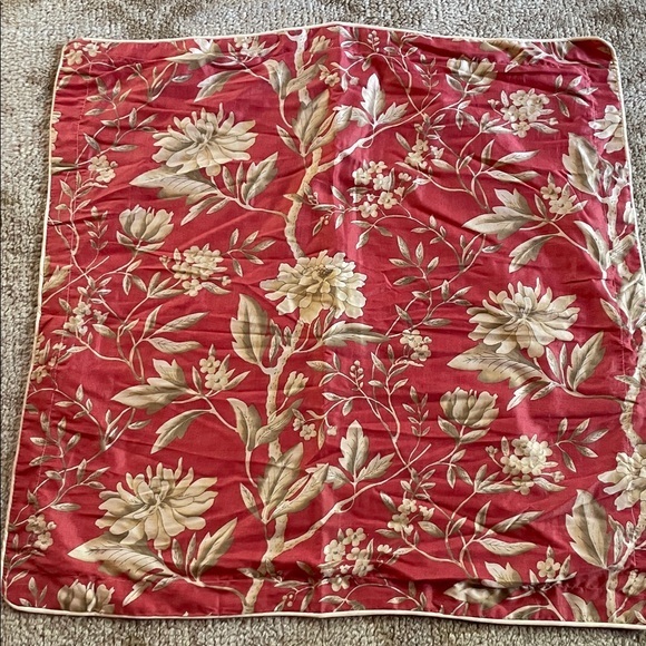 Ralph Lauren Other - Ralph Lauren Villa Camelia Floral Euro Sham Pillow Case 27 x 27